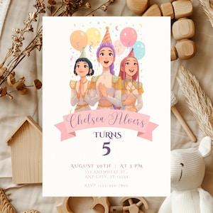 KPOP Demon Hunters Birthday Invitation | Cute Anime Style Editable Canva Invite | Kids Party | KI-081