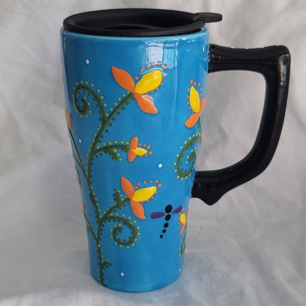 Ceramic Travel Mug Etsy