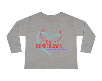 Unisex Long Sleeve Toddler Shirt | Funny Disability Inclusion Pride Tee for Kids | Advocate, Diversity & Equality Gift