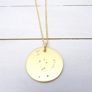 Orion Necklace | Gold Orion's Belt Charm | Star Necklace | Gold Orion Jewelry | Constellation Necklace | E Ria Designs