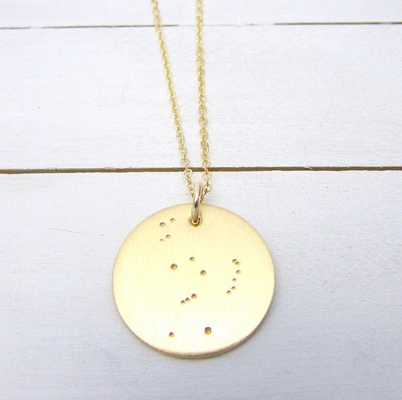 Zodiac Constellation Gold Pendant – Zootility Co.
