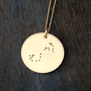 Gold Constellation Necklace | Zodiac Sign Necklace | Gold Zodiac Necklace | Constellation Charm Necklace | 14K gf Star | Astrology | Zodiac