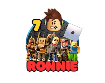 Block World Birthday PNG: Gamer Party Decoration (Digital Download)