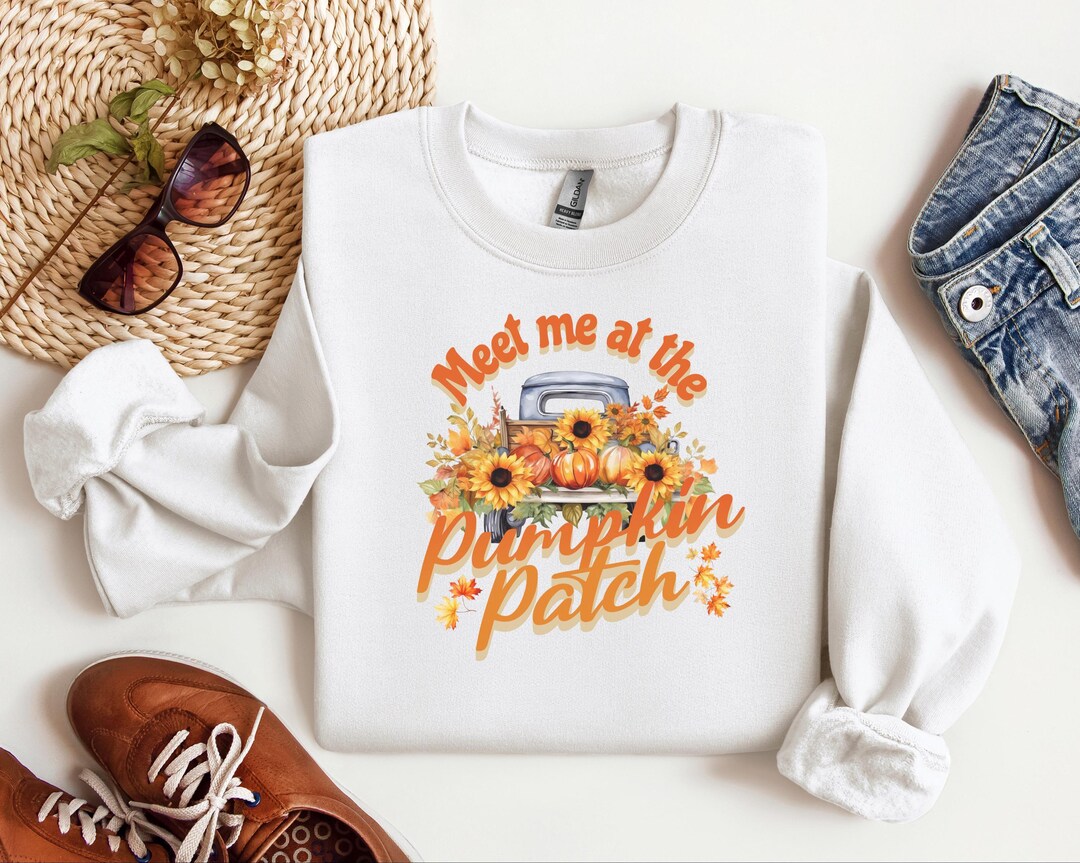 Pumpkin Patch Sweatshirt: Retro Fall Crewneck - Etsy Canada