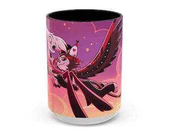 Angel Dust & Husk Hazbin Hotel Character Mug | Coffee Mug