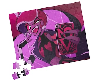 Hazbin Hotel Puzzle | Velvet Femme Fatale Cartoon Art (520 Piece)