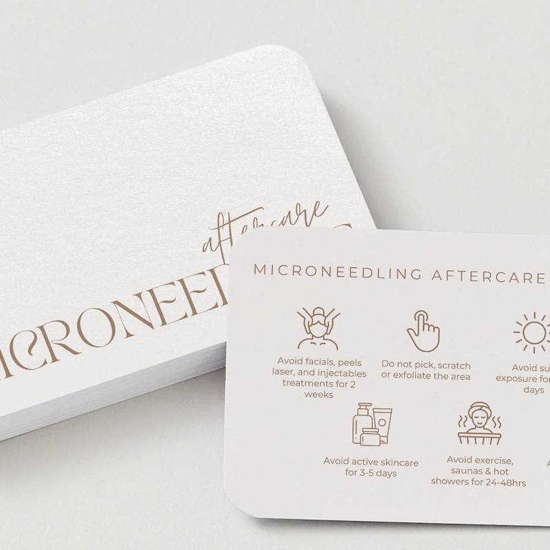 Spa Post Card Template - Etsy