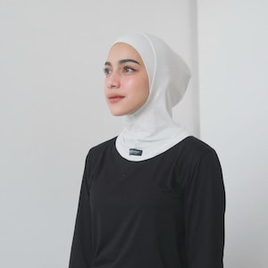 Cotton Cooltech Underscarf Hijab Cap – Chin or Neck Coverage, Anti-Odor Base - Miracholecct