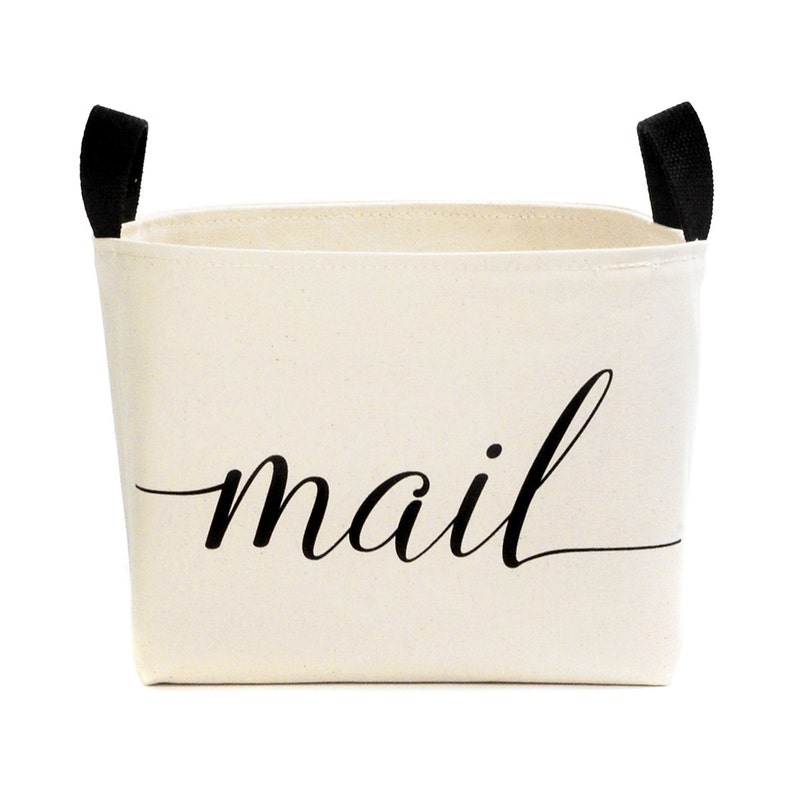 Mail Basket Mail Organizer Etsy