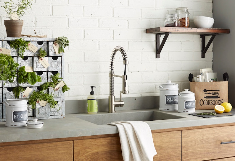 Cookbooks Storage Basket Cookbook Holder Etsy