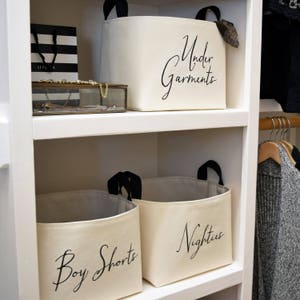 Personalized Canvas Storage Basket afbeelding 7