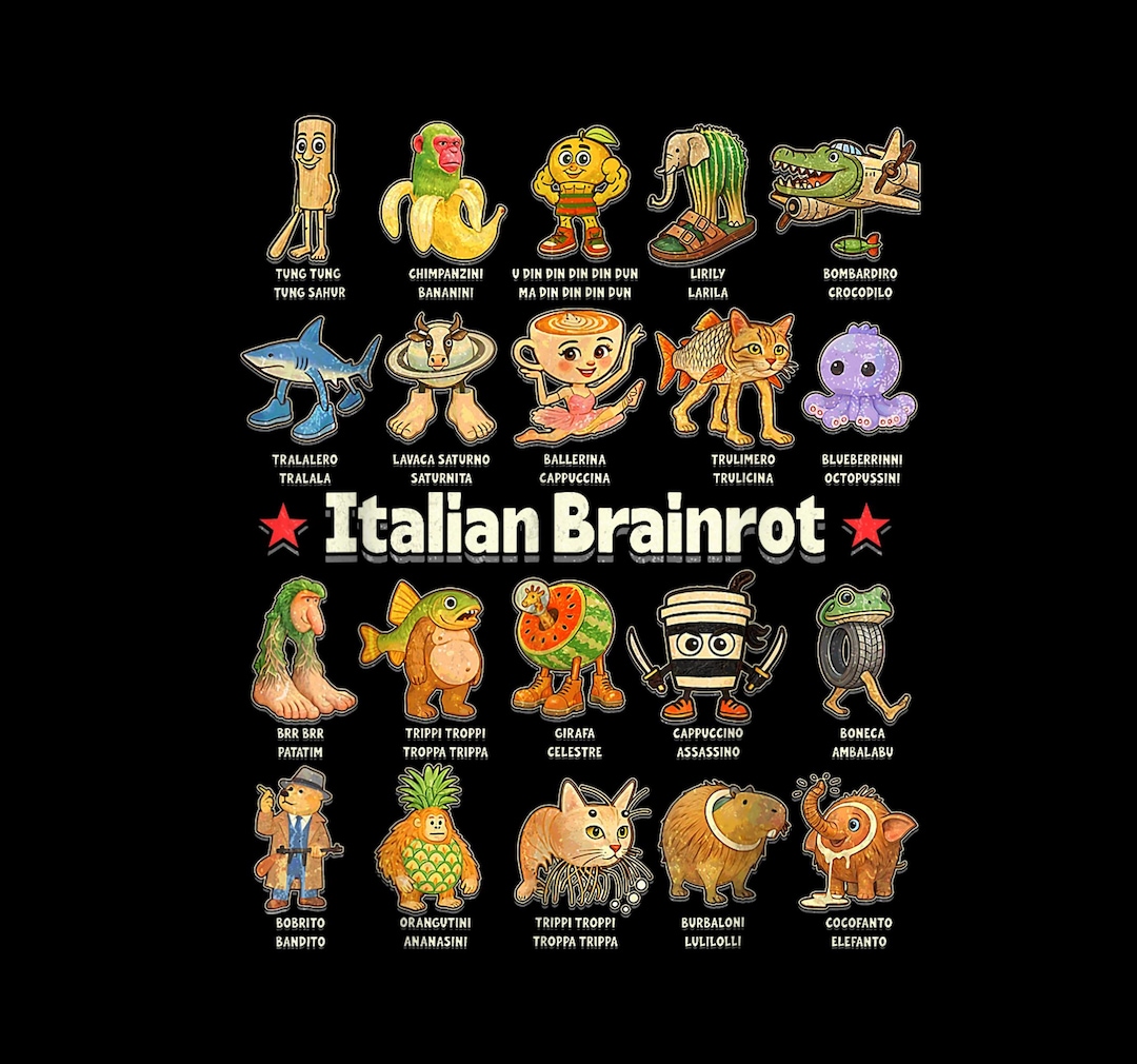Brainrot Starting With R Italian Brainrot PNG | Funny Meme Characters Clipart | Tralalero ...