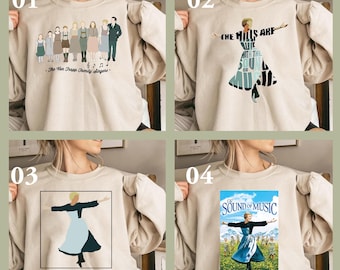 The Sound Of Music Unisex T-shirt Sweatshirt Hoodie, Von Trapp Family, Dancing Shirt, Liesl, Mother Gift, Louisa, Von Trapp, Music Lover.