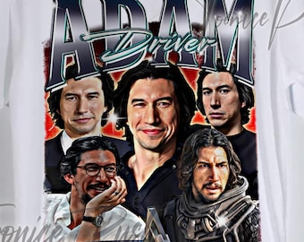 Adam driver shirt, Vintage style graphic design t shirt and sweatshirt