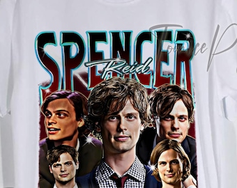 Spencer reid shirt, Retro,Vintage style graphic design tshirt and Spencer reid sweatshirt
