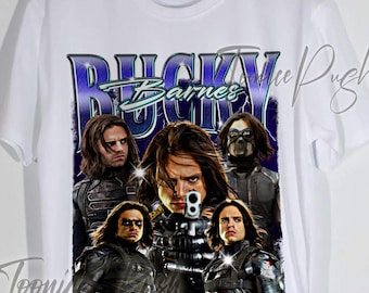 Bucky shirt, Vintage Retro style graphic design tshirt and Bucky barnes sweatshirt