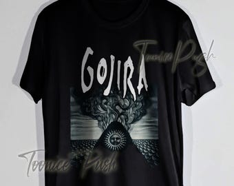 gojira shirt, Vintage style Retro graphic design tshirt and gojira  sweatshirt