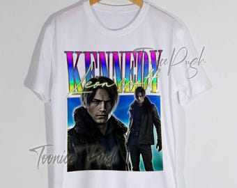 Leon kennedy shirt, Vintage style Retro graphic design tshirt and leon sweatshirt