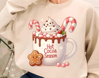 Hot Cocoa Season Png Hot Cocoa Png Christmas Design Png Cute Christmas Png Christmas Hot Chocolate Png Sublimation Designs Digital Download