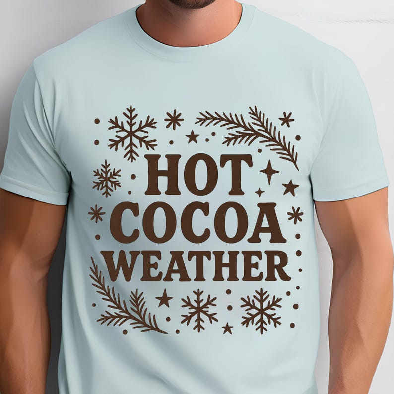 Hot Cocoa Weather Png Hot Cocoa Png Hot Cocoa Christmas Hot Chocolate Png Coffee weather TShirt Design Sublimation Designs Digital Download