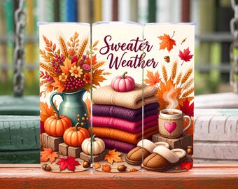 Fall Tumbler Wrap, Autumn Tumbler Wrap, Fall Tumbler Png, Pumpkin Tumbler Wrap, Flower Tumbler Wrap, 20oz Tumbler Wrap, Digital Download