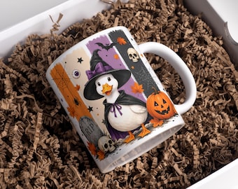 Fall Mug Wrap, Fall Goose Mug Wrap, Fall Pumpkin Mug Wrap Png, Goose Coffee Mug Wrap, 11oz & 15oz Coffee Mug Png, Digial Download