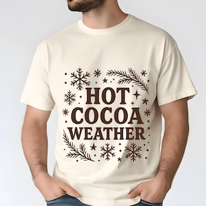 Hot Cocoa Weather Png Hot Cocoa Png Hot Cocoa Christmas Hot Chocolate Png Coffee weather TShirt Design Sublimation Designs Digital Download