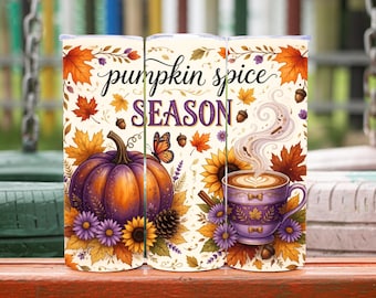 Fall Tumbler Wrap, Fall Tumbler Png, Autumn Tumbler Wrap, Pumpkin Tumbler Wrap, Flower Tumbler Wrap, 20oz Tumbler Wrap, Digital Download