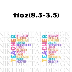 Teacher Mug Wrap, Teacher Coffee Mug, Teacher Mug Designs, Teacher Cup Wrap, Teacher Wrap PNG, 11oz & 15oz Coffee Mug Png, Digital Download
