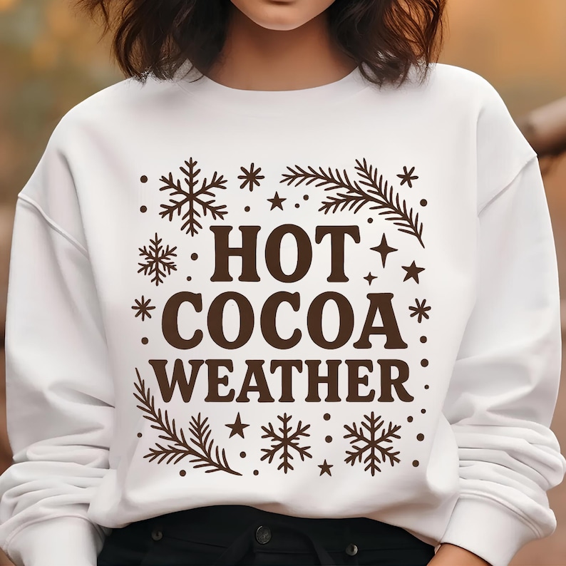 Hot Cocoa Weather Png Hot Cocoa Png Hot Cocoa Christmas Hot Chocolate Png Coffee weather TShirt Design Sublimation Designs Digital Download