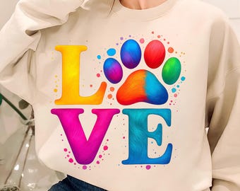 Dog Love PNG T-Shirt Design Dog Mom PNG Trending PNG Dog Paw Png Dog Png Dog Dad Png Dog Lover Png Sublimation Designs Digital Download