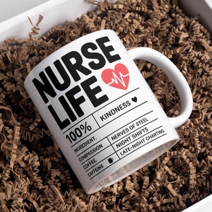 Nurse Mug Wrap 11oz & 15oz Mug Wrap Nurse Cup 3D Nurse Mug Nurse Gift Nurse Life Coffee Mug Png 3D Mug Sublimation Designs Digital Download