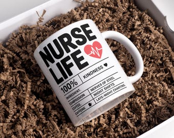 Nurse Mug Wrap 11oz & 15oz Mug Wrap Nurse Cup 3D Nurse Mug Nurse Gift Nurse Life Coffee Mug Png 3D Mug Sublimation Designs Digital Download
