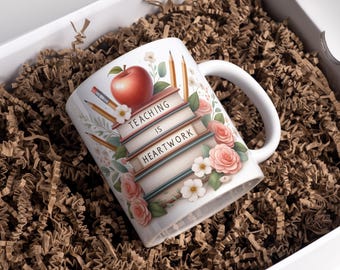 Teacher Mug Wrap 11 oz & 15 oz Mug Wrap Coffee Mug Png Teacher Cup Wrap Teacher Mug 3D Mug Wrap Sublimation Designs Digital Download