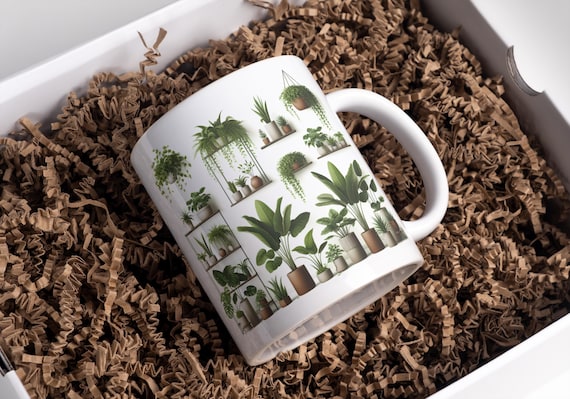 Plant Mug Wrap 11oz & 15oz Coffee Mug Png Plant Coffee Mug House Plant Mug Plant Mom Mug 3D Mug Wrap Sublimation Designs Digital Download
