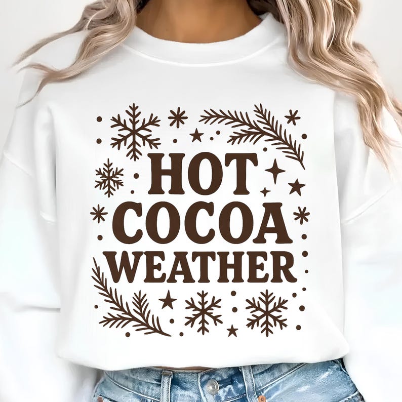 Hot Cocoa Weather Png Hot Cocoa Png Hot Cocoa Christmas Hot Chocolate Png Coffee weather TShirt Design Sublimation Designs Digital Download