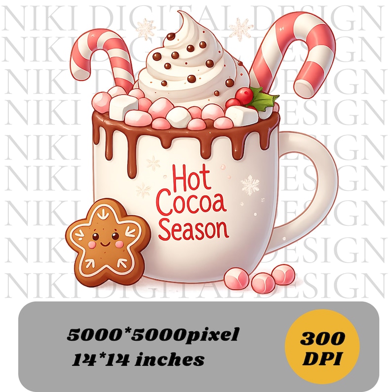 Hot Cocoa Season Png Hot Cocoa Png Christmas Design Png Cute Christmas Png Christmas Hot Chocolate Png Sublimation Designs Digital Download
