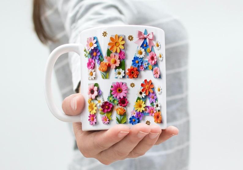 Mothers Day Mug Wrap, 11oz & 15oz Coffee Mug Png, Mom Mug Wrap, Mama Mug Wrap, Mom Coffee Mug, Sublimation Designs, Digital Download