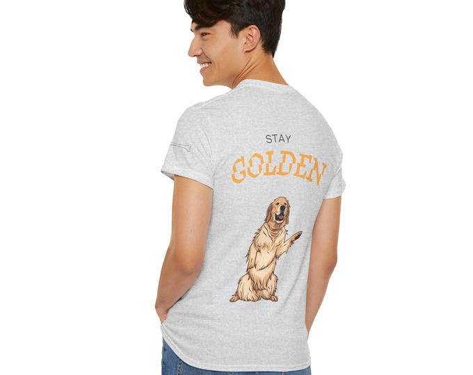 Golden Receiver dog "Stay Golden" T-Shirt