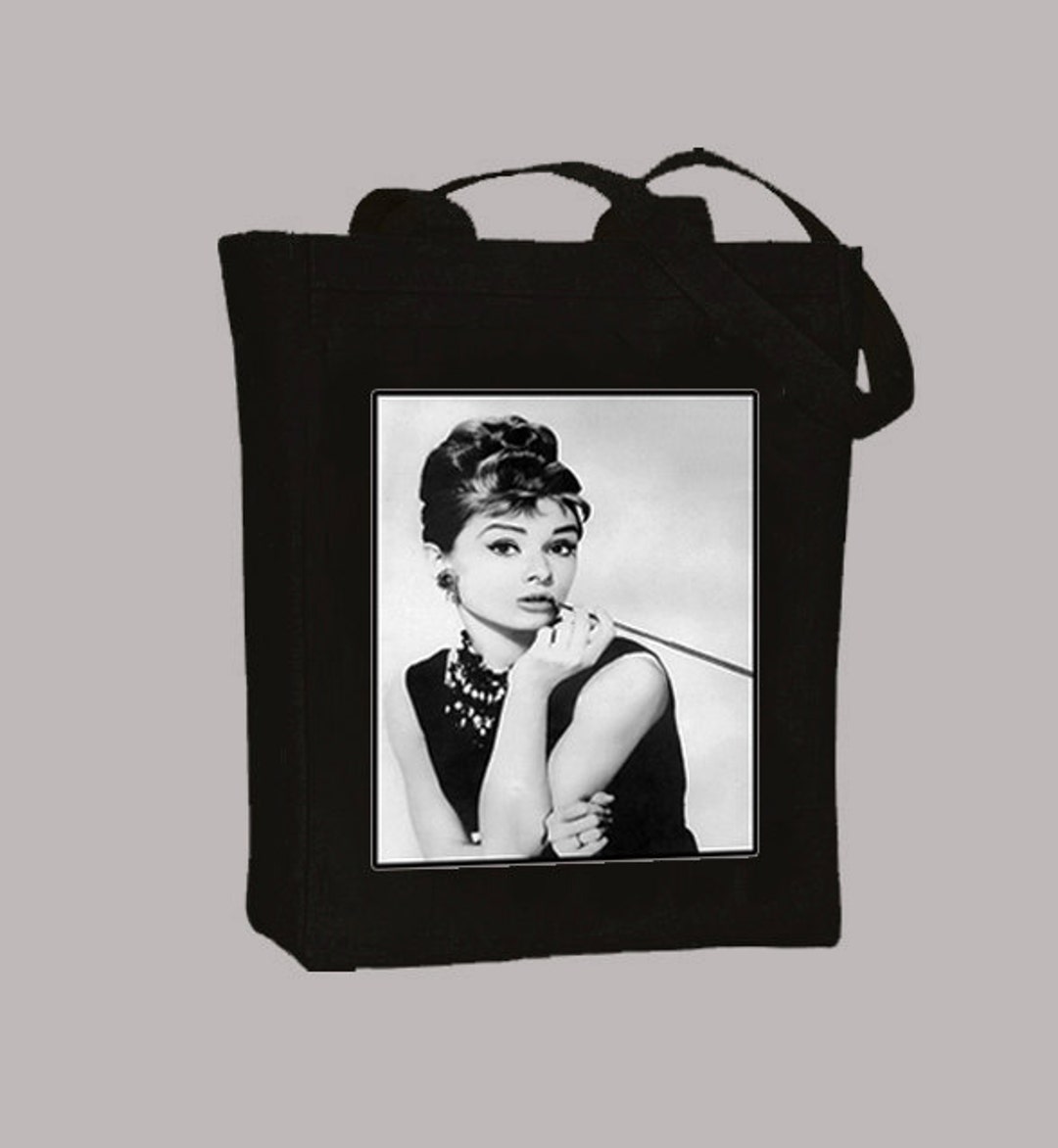 Audrey Hepburn Breakfast at Tiffany's Portrait on Natural 