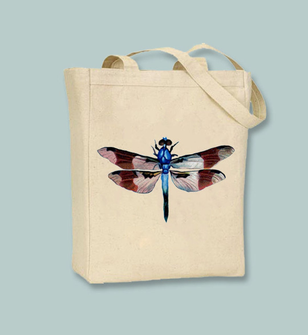 Tiffany Dragonfly Canvas Tote – CAC Design Store