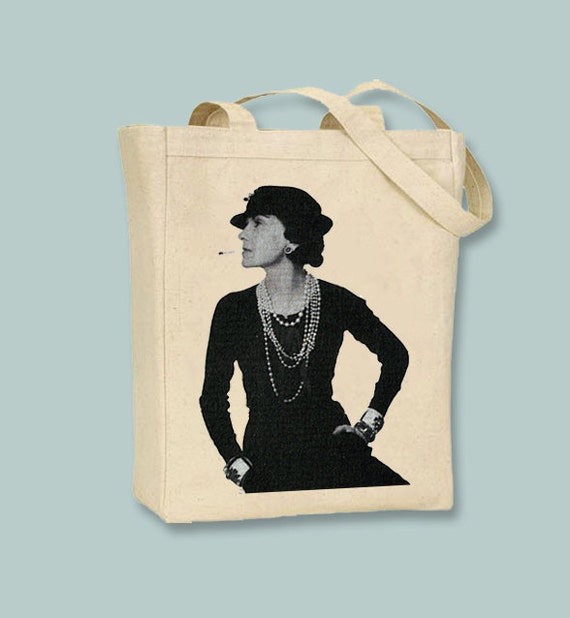 Coco Chanel Canvas Tote Bag Selection of Sizes Available 