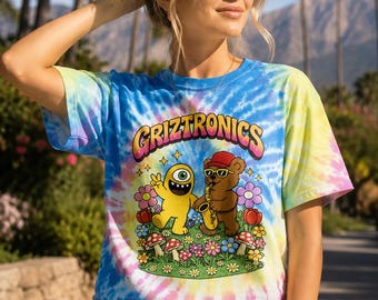 Griztronics Tie Dye T-Shirt | EDM Rave Wear