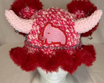 Crochet Beanie- Wooli “Electric Vibe”