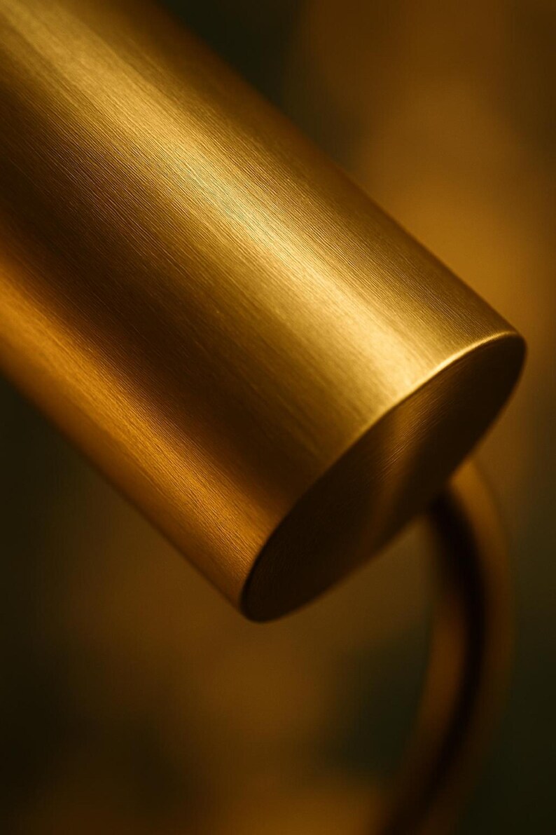 Solid Brass Picture Light – Gallery Wall Art Lamp, Plug-In/Hardwired image 8