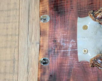 Real Deer Antler Wall Rack | Red Cedar Wood Coat Hooks | Rustic Cabin Decor