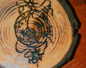 Artisan Woodland & Celestial Coasters (Set of 4)