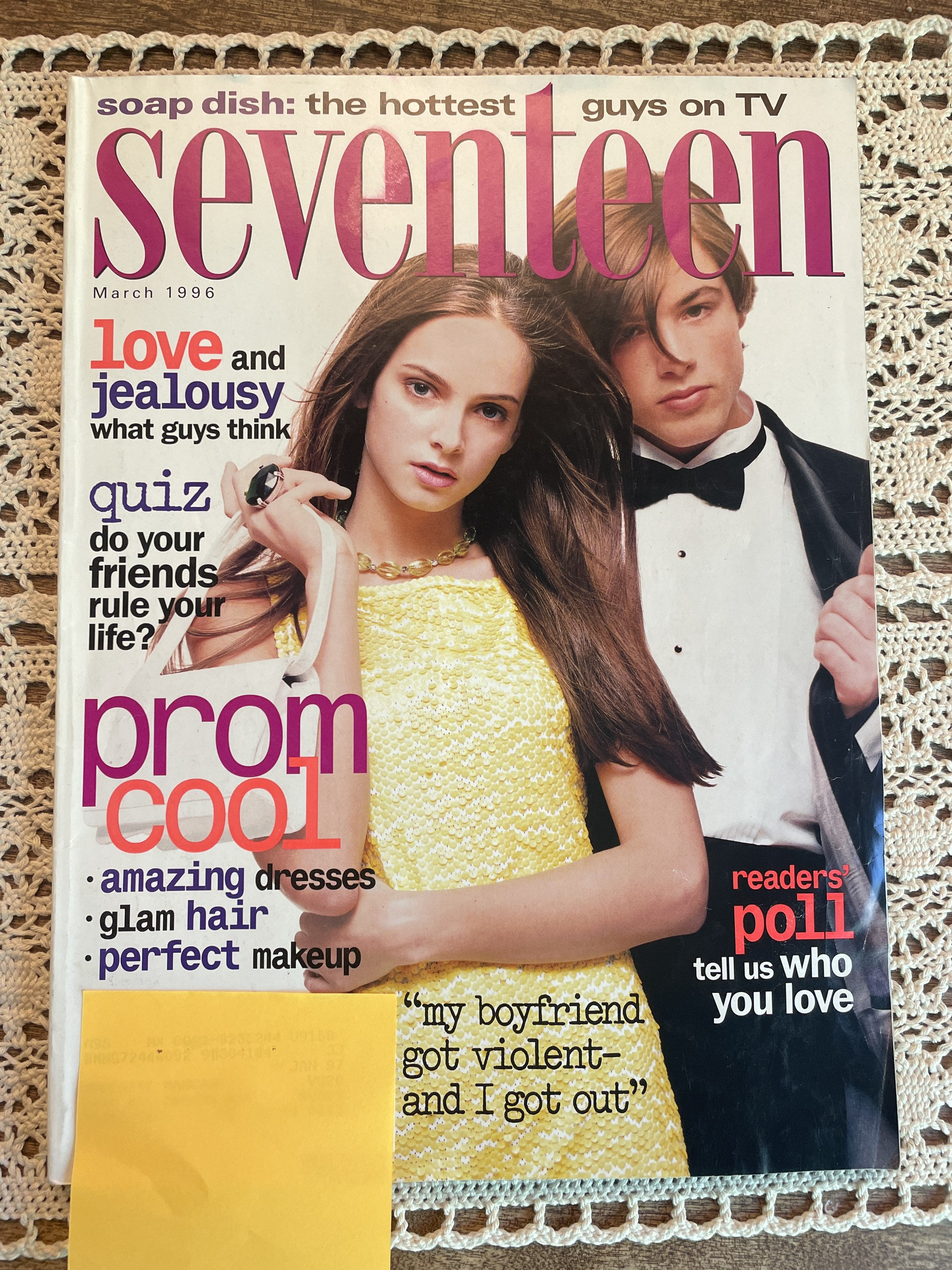 Seventeen Vintage Magazine-march 1996 - Etsy
