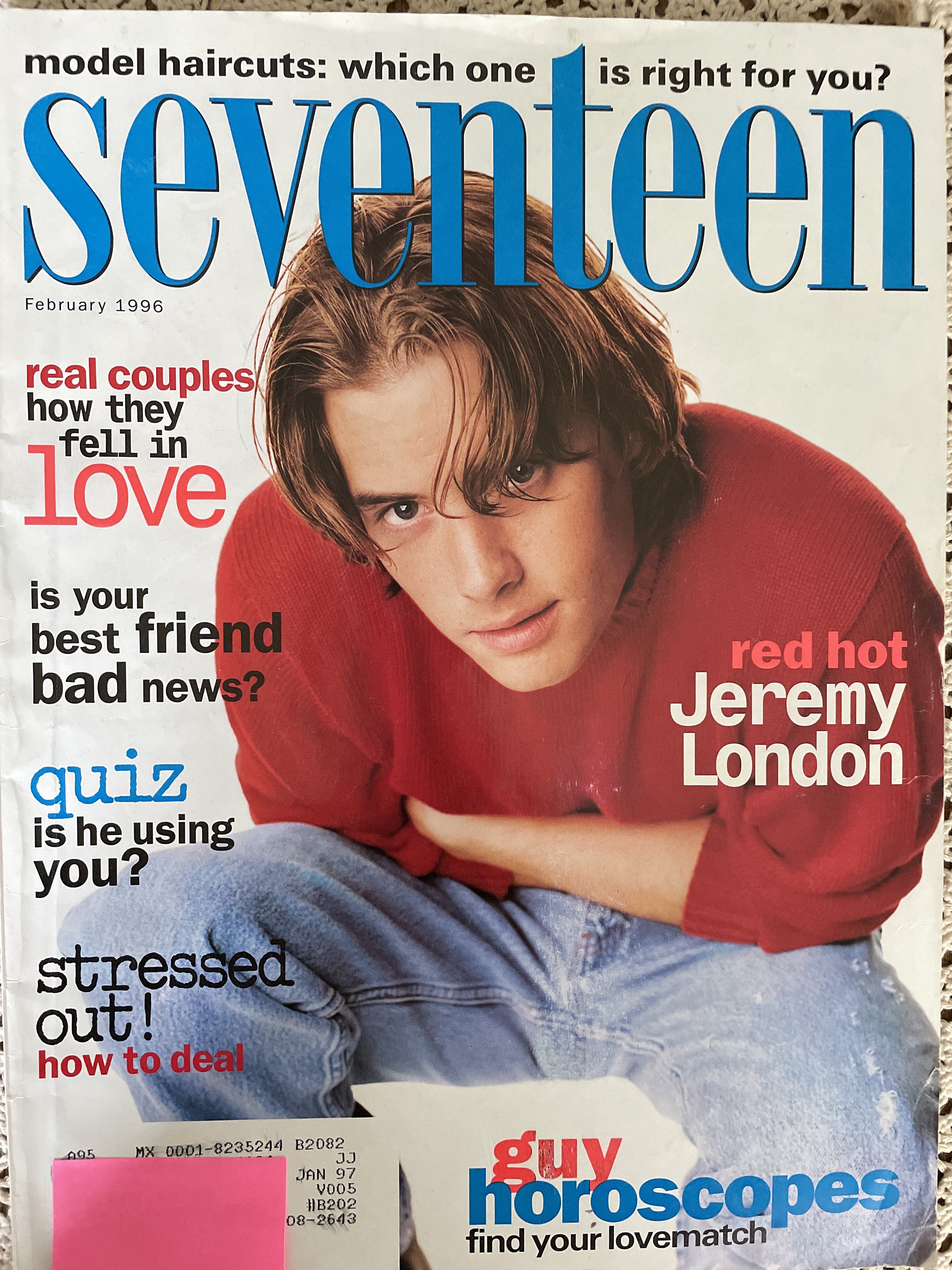 Seventeen Magazine, February 1996 - Etsy