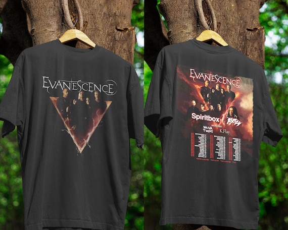 Evanescence World Tour 2026 Shirt, Gothic Rock Band T Shirt